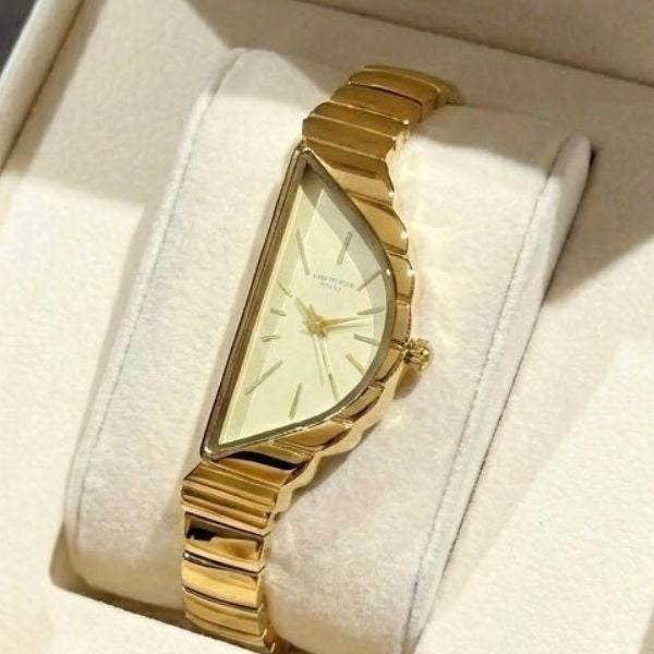 ساعة GEDI2 فرنسية فاخرة بسوار ذهبي أنيق