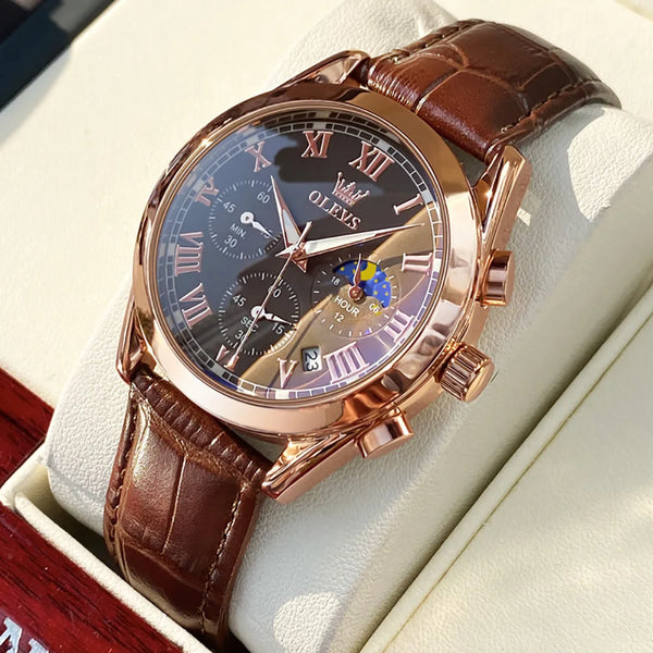 ساعة رجال الأعمال السويسرية الفاخرة